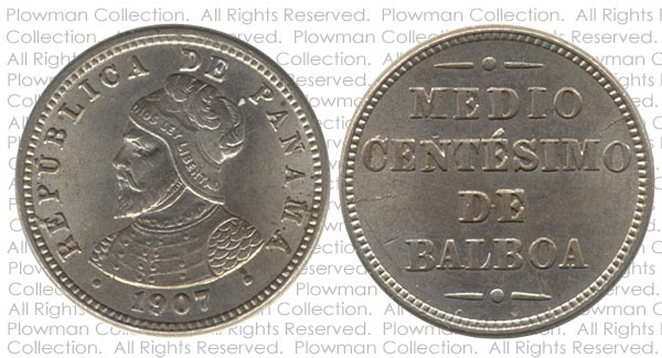Example of a Medio Centsimo Coin in MS-63